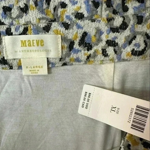 Anthropologie MAEVE Leopard Jacquard Pencil Skirt
Size XL NWT - Picture 6 of 6